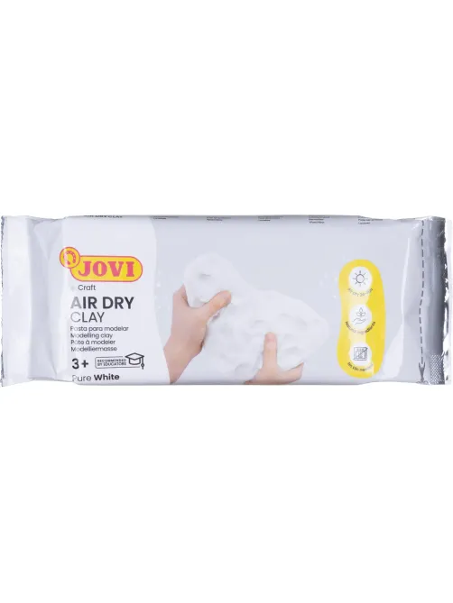 Паста для моделирования отвердевающая,500г,белый,вакуумный пакет,JOVI,85