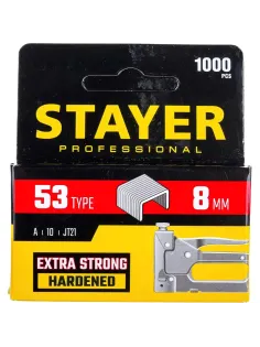 Скобы для степлера 8 мм тип 53 1000 шт STAYER 3159-08_z02