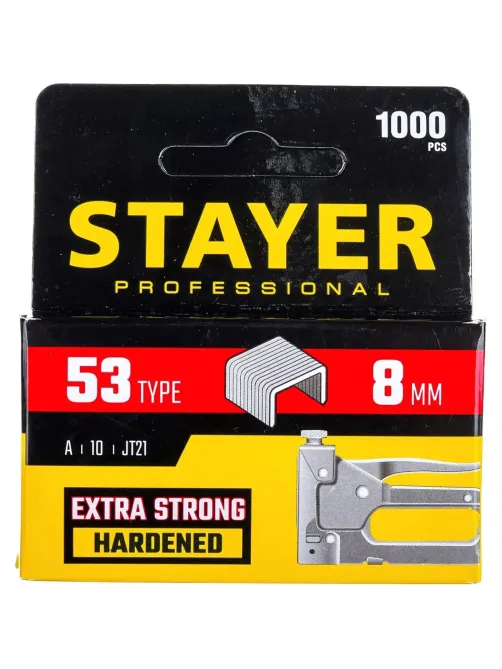Скобы для степлера 8 мм тип 53 1000 шт STAYER 3159-08_z02