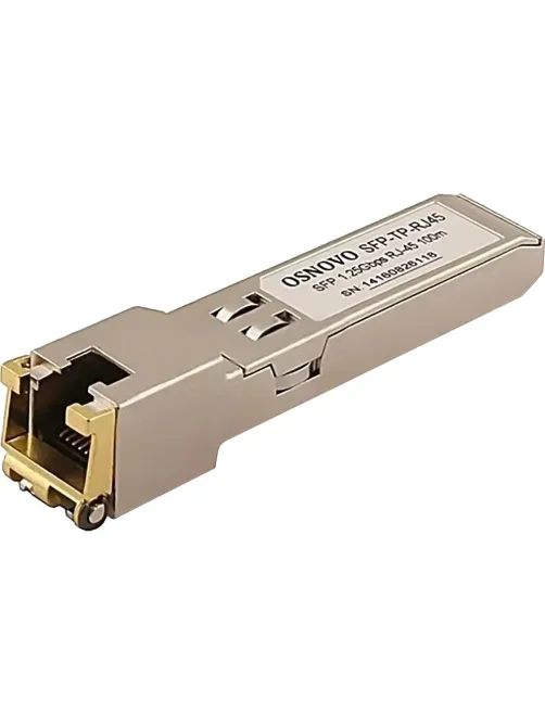 Трансивер SFP Osnovo SFP-TP-RJ45 медный до 100м