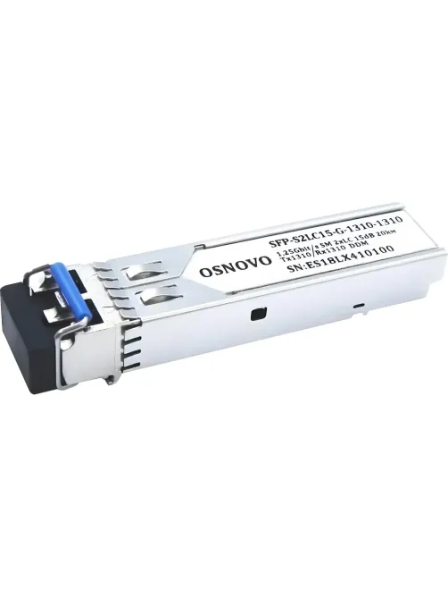 Трансивер SFP Osnovo  SFP-S2LC15-G-1310-1310 до 20км, Tx:1310/Rx:1310, DDM