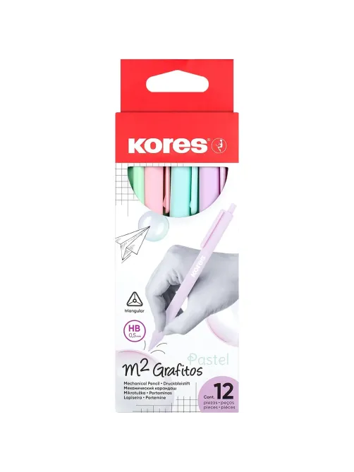 Карандаш механический KORES Soft Touch 0,5мм,3гр,пастел.цв.в асс 99253