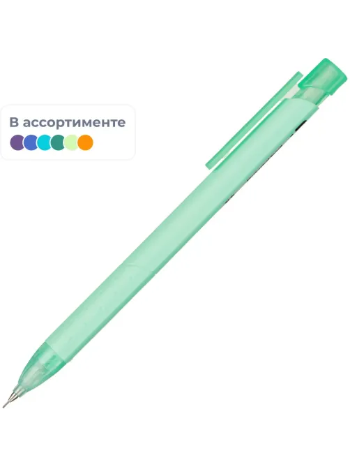 Карандаш механический M&G HB трехгр корп 0,5мм б/ласт в асс AMPY13711105Y0C