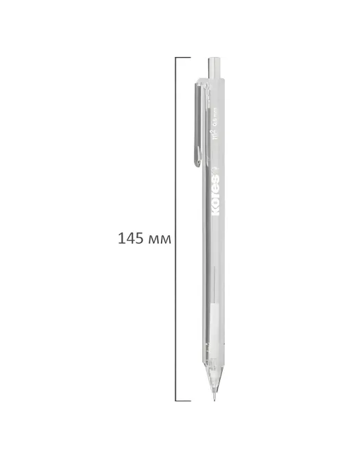 Карандаш механический KORES 0,5мм,трехгранный,в асс 99153