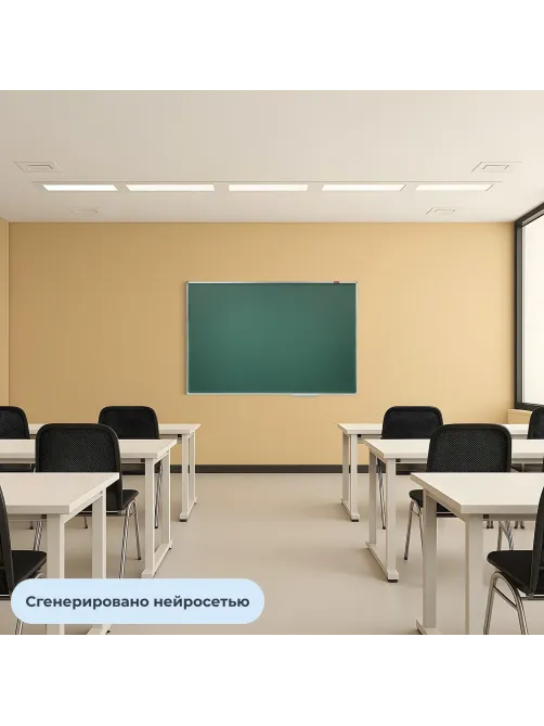 Доска магнитно-меловая Attache 100х150см зеленая