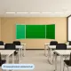 Доска магнитно-меловая/маркерная 100х300 2-створ