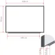 Доска магнитно-меловая 1-эл. Attache Loft 90x120 см черный