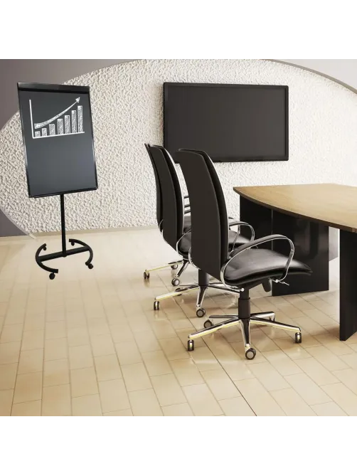 Доска магнитно-меловая 1-эл. Attache Loft 90x120 см черный