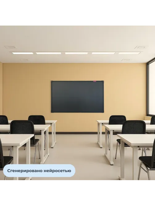 Доска магнитно-меловая 1-эл. Attache Loft 90x120 см черный