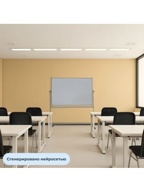 Доска магнитно-меловая Attache Loft комбин. 1-эл.поворот.100x150 черн-белый