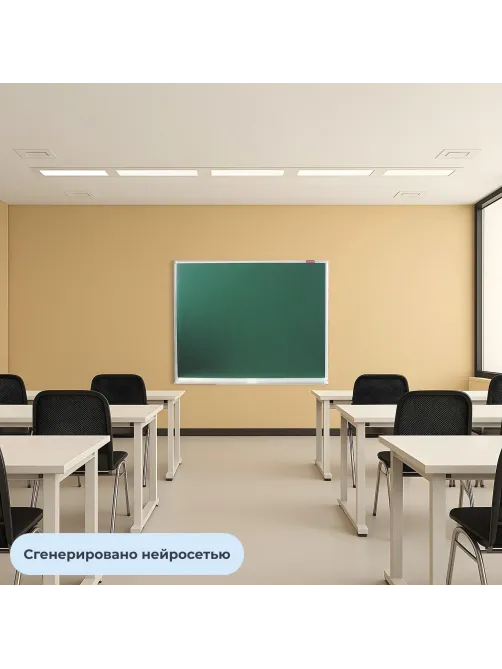 Доска меловая - магнитная зеленая 100х150 Россия-Корея