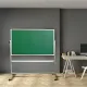 Доска меловая магнитная зеленая Attache Twist 100х150 вращ.мобильн РФ-Корея