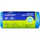Мешки для мусора ПНД 30л 12мкм 30шт/рул синие 50x60см Luscan
