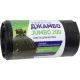 Мешки для мусора ПВД 200л 100мкм 10шт/рул черн 80х120см JUMBO_113198