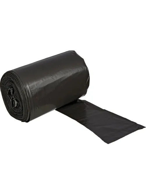 Мешки для мусора ПВД 30л 25мкм 30шт/рул черн 50x70см с ручками Luscan