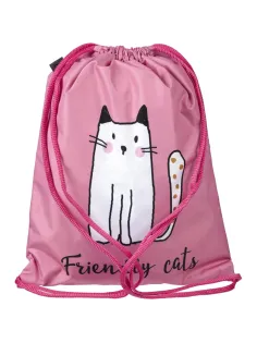 Мешок для обуви Комус Класс Friendly cats 360x470 мм, Мо-26-1