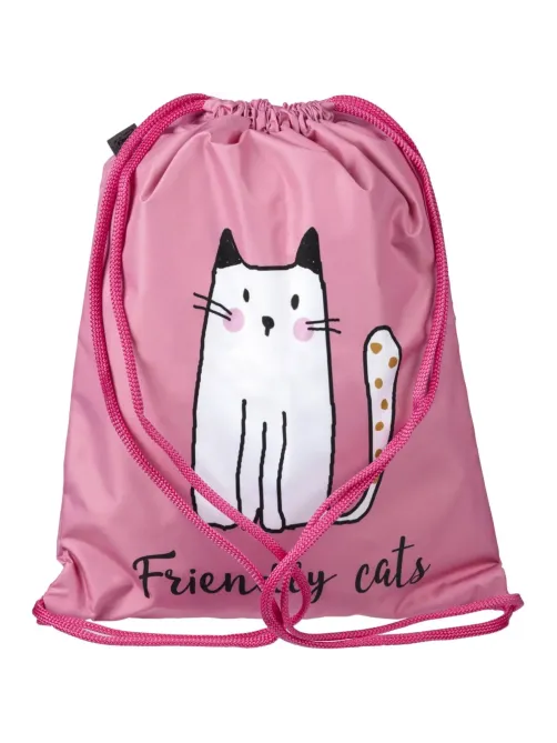 Мешок для обуви Комус Класс Friendly cats 360x470 мм, Мо-26-1