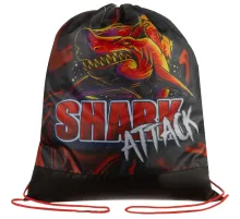 Сумка для сменной обуви цветная, ткань, СДС-3, SHARK ATTACK 2024