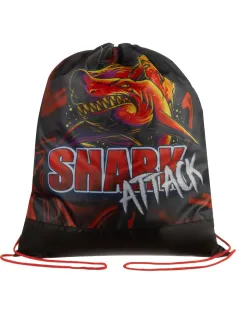 Сумка для сменной обуви цветная, ткань, СДС-3, SHARK ATTACK 2024