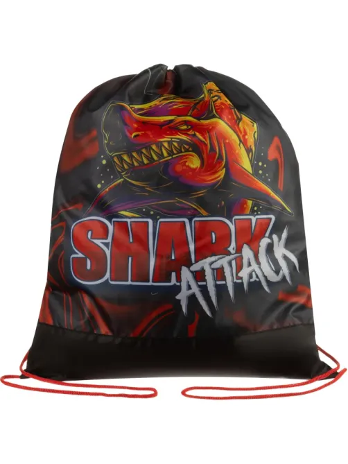 Сумка для сменной обуви цветная, ткань, СДС-3, SHARK ATTACK 2024