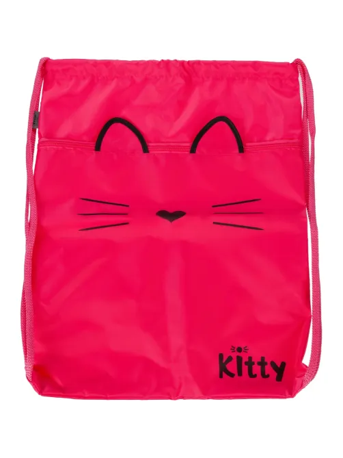 Мешок для обуви Комус Класс Kitty, МО-26-2, 360x470 мм, карман