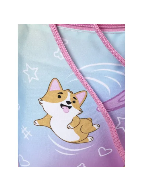 Мешок для обуви Комус Класс Corgi time, 330х420 мм, карман, МО-20-2