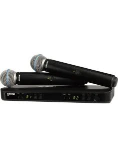 Радиосистема Shure BLX288E/B58-M17,2-х канальн, с двумя ручн передатчиками