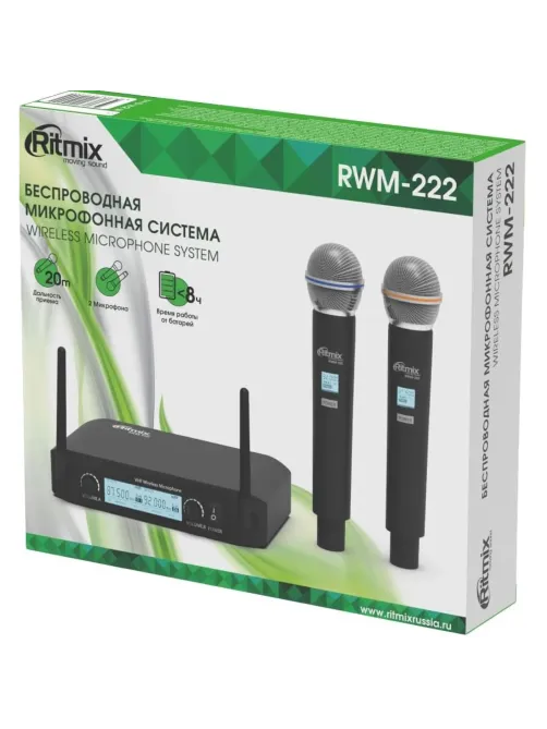 Радиосистема Ritmix RWM-222 black