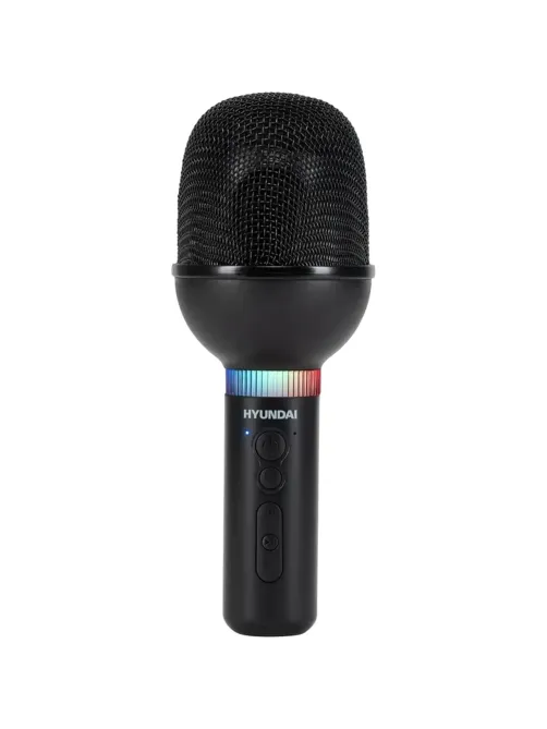 Микрофон Hyundai H-MIC101, черный, беспроводной