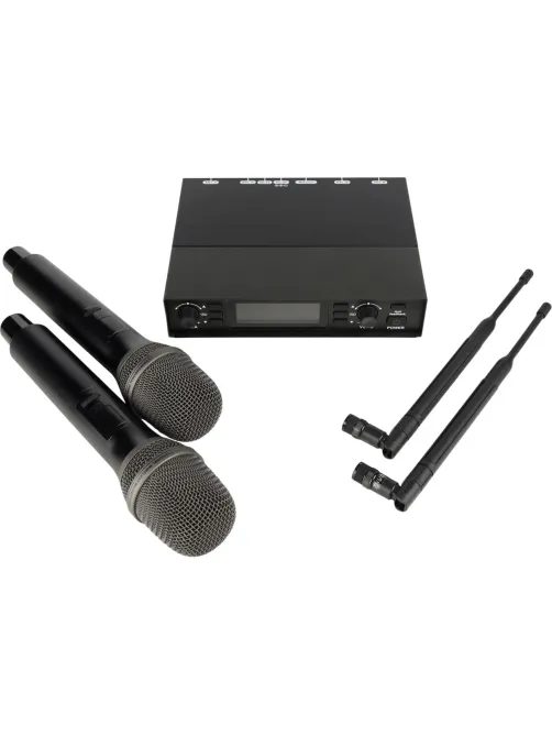 Радиосистема Axelvox DX800FK, 2-х канальная, 2 ручных мкф