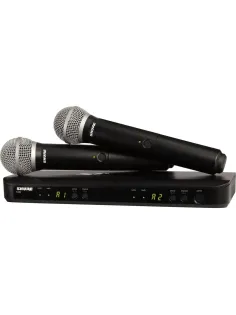 Радиосистема Shure BLX288E/PG58-M17,2-х канальн, с двумя ручн передатчиками