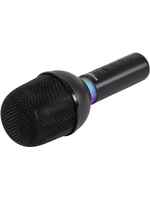 Микрофон Hyundai H-MIC101, черный, беспроводной
