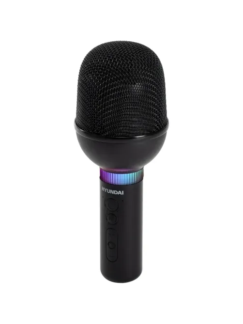 Микрофон Hyundai H-MIC101, черный, беспроводной