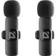 Набор радиомикрофонов Defender Talky-138, петличный, черный, 2шт
