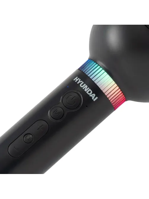 Микрофон Hyundai H-MIC101, черный, беспроводной