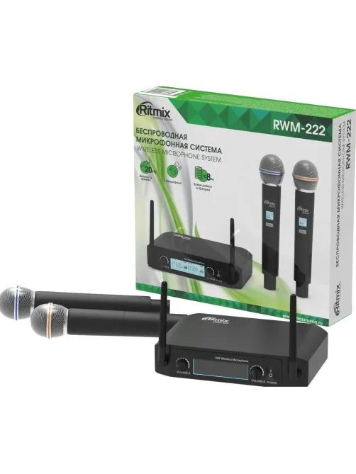 Радиосистема Ritmix RWM-222 black