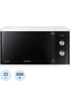 Микроволновая печь Samsung MS23K3614AW/BW, 800Вт, 23л, белый
