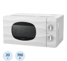 Микроволновая печь Econ ECO-2038M white, 20 л., 700ВТ, белый