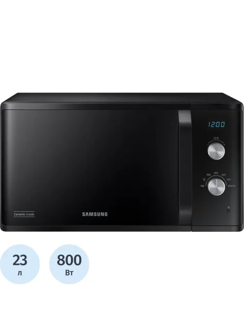 Микроволновая печь Samsung MS23K3614AK/BW, 800Вт, 23л, черный