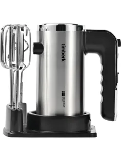 Миксер Timberk T-HM40S49, 550Вт, 5 режимов, подставка, серебристый