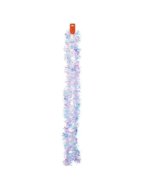 Мишура диаметр 9 см, 2 м, серебро SDMT-HT-052