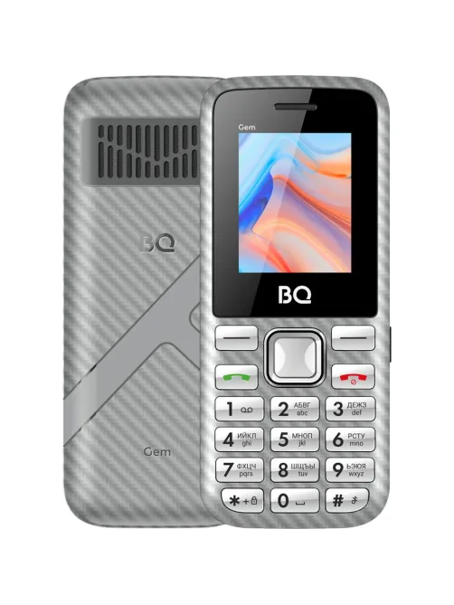 Мобильный телефон BQ 1860 Gem Gray (серый) (без СЗУ)