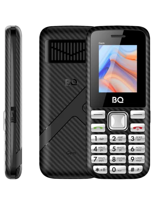 Мобильный телефон BQ 1860 Gem Black (чёрный) (без СЗУ)