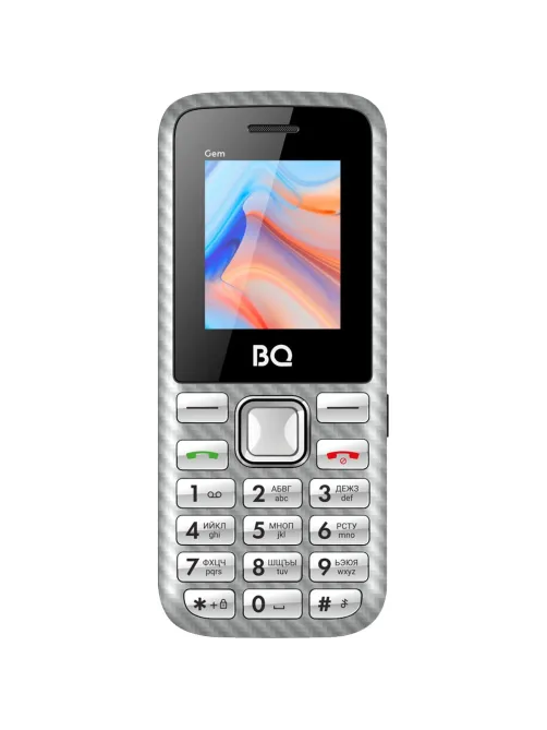 Мобильный телефон BQ 1860 Gem Gray (серый) (без СЗУ)