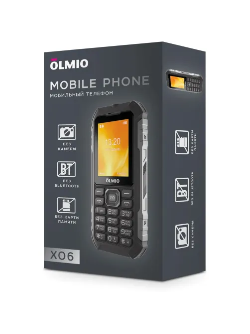 Мобильный телефон Olmio X06 (черный)