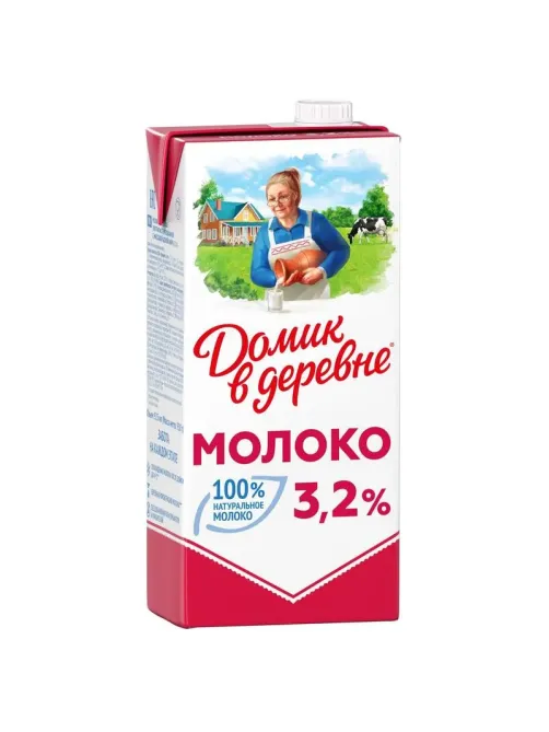 Молоко Домик в Деревне 3,2% 950г,79286