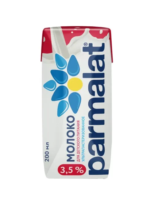 Молоко Parmalat ультрапастеризованное 3,5% 0,2л