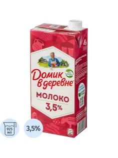 Молоко Домик в Деревне 3,5% 950г