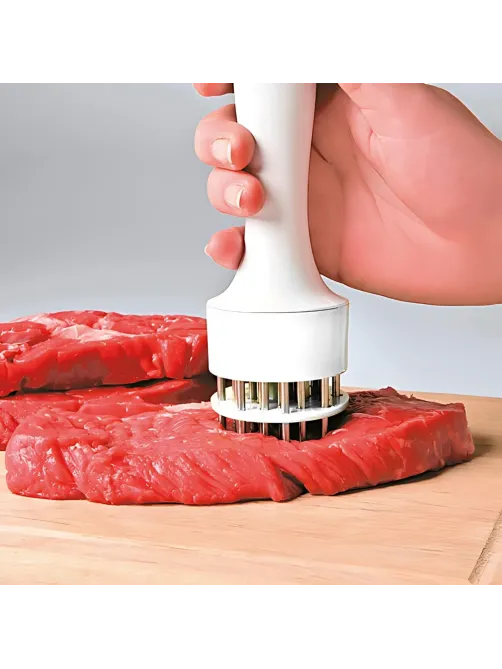 Тендерайзер для мяса ручной CARNE, 19х5 см, пластмасса, нерж сталь