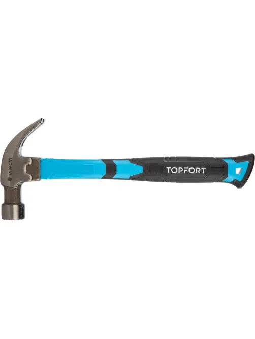 Молоток столярный 450 гр Topfort с магнитом фибергласовая рукоятка